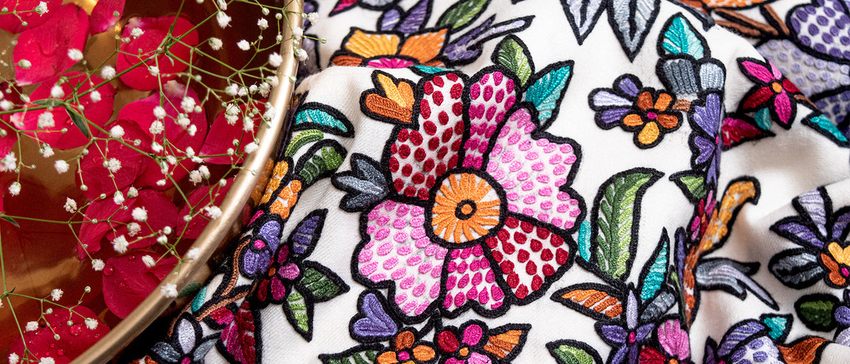 Hand Embroidered Suits - KashmKari