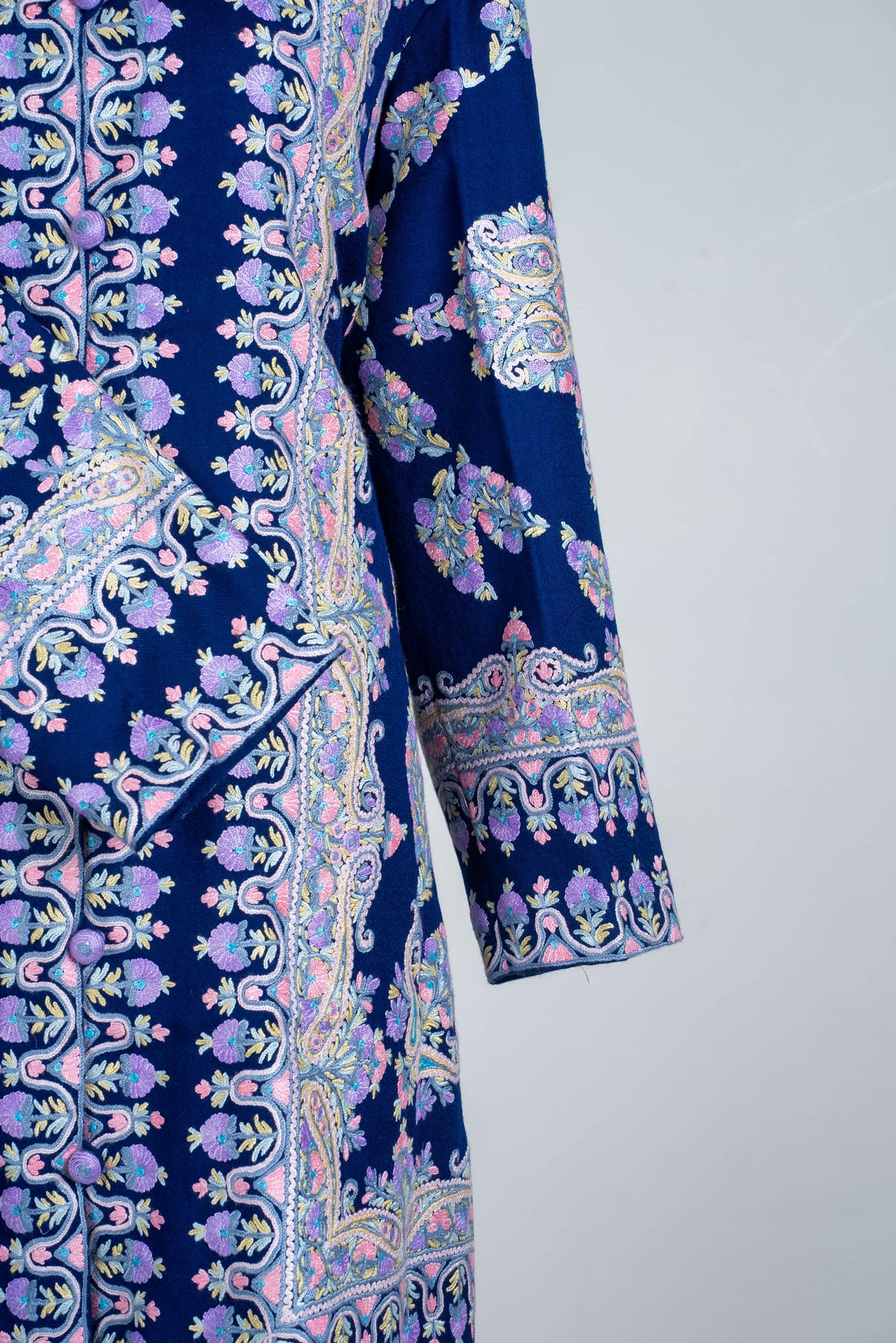 Royal Garden Aari Hand Embroidered Long Jacket