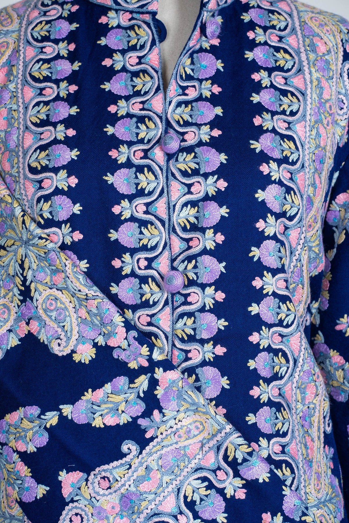 Royal Garden Aari Hand Embroidered Long Jacket