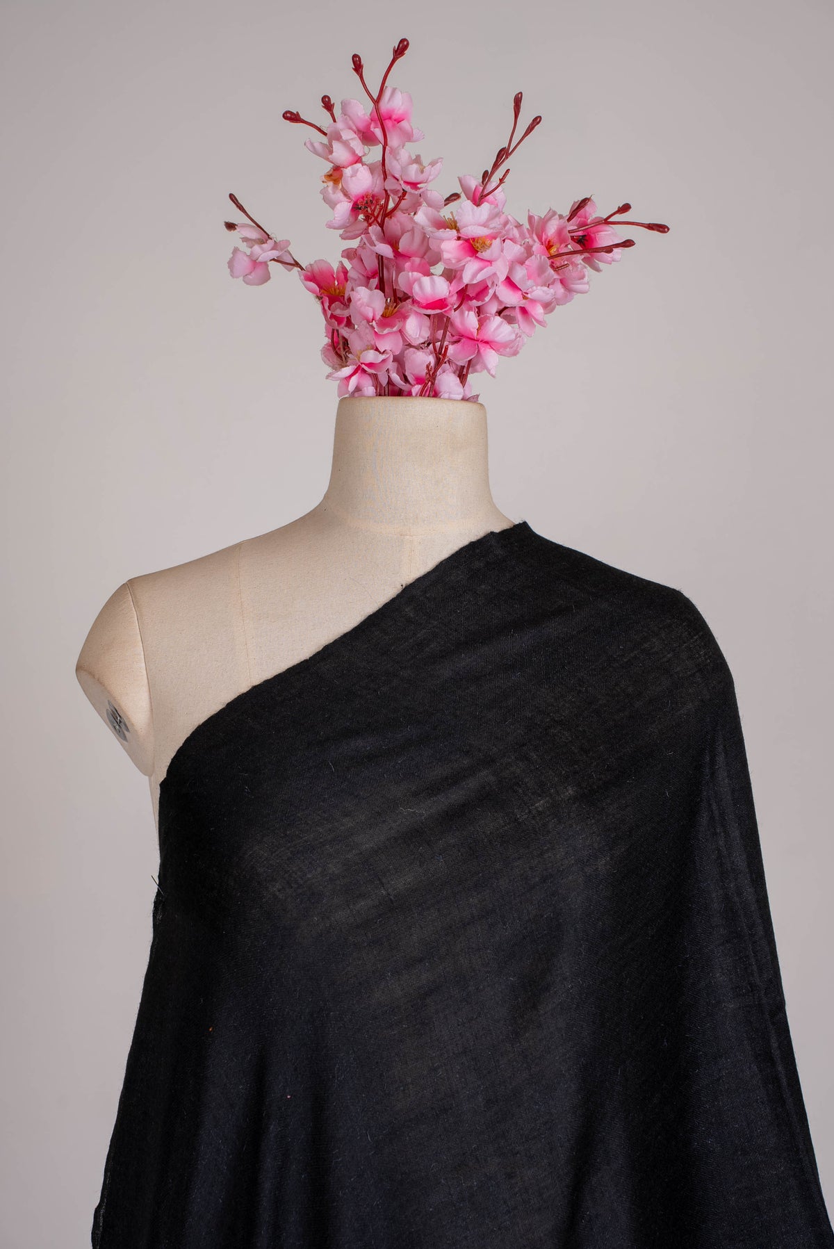 Pure Pashmina Aari Hand Embroidered Scarf with Artistic Paisley Motifs