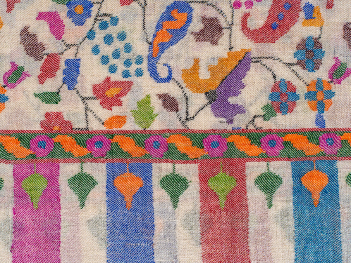 Garden of Kashmir Pure Pashmina Hand Woven Kani Shawl