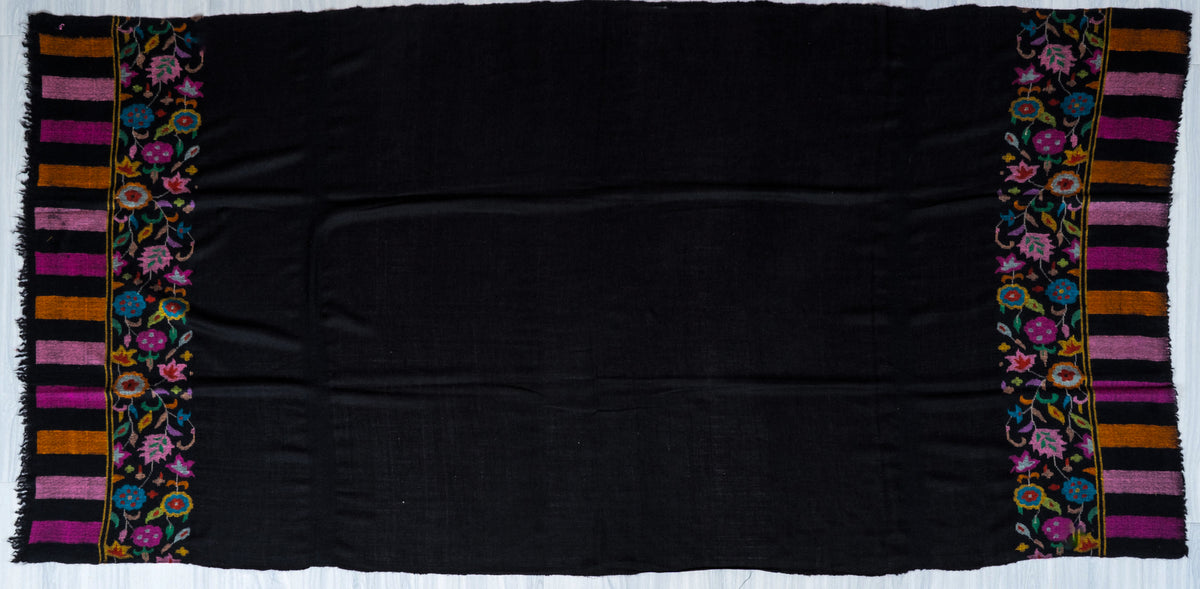 Noir Garden Hand Woven Kani Pure Pashmina Shawl