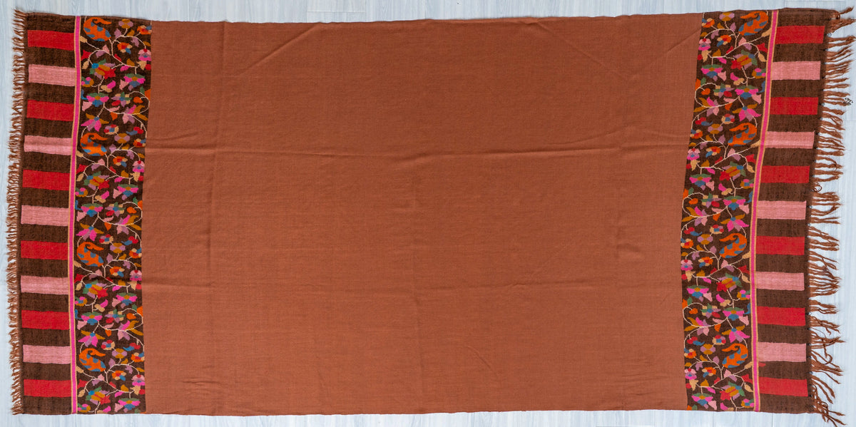 Cinnamon Grace Pure Pashmina Hand Woven Kani Shawl