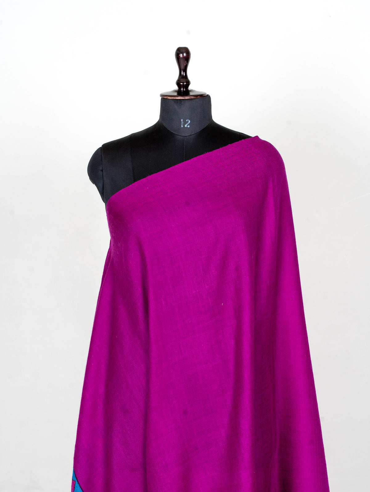 Jewel Magenta Pure Pashmina Hand Woven Kani Shawl