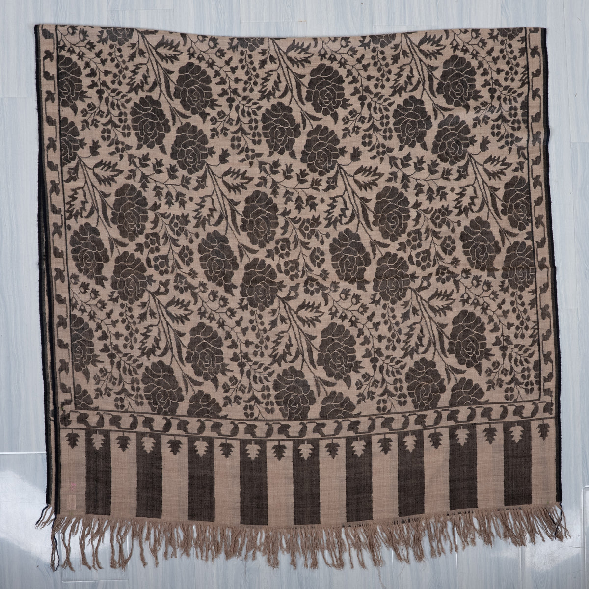 2.5 Yards Kani Pure Pashmina Hand Woven Shawl