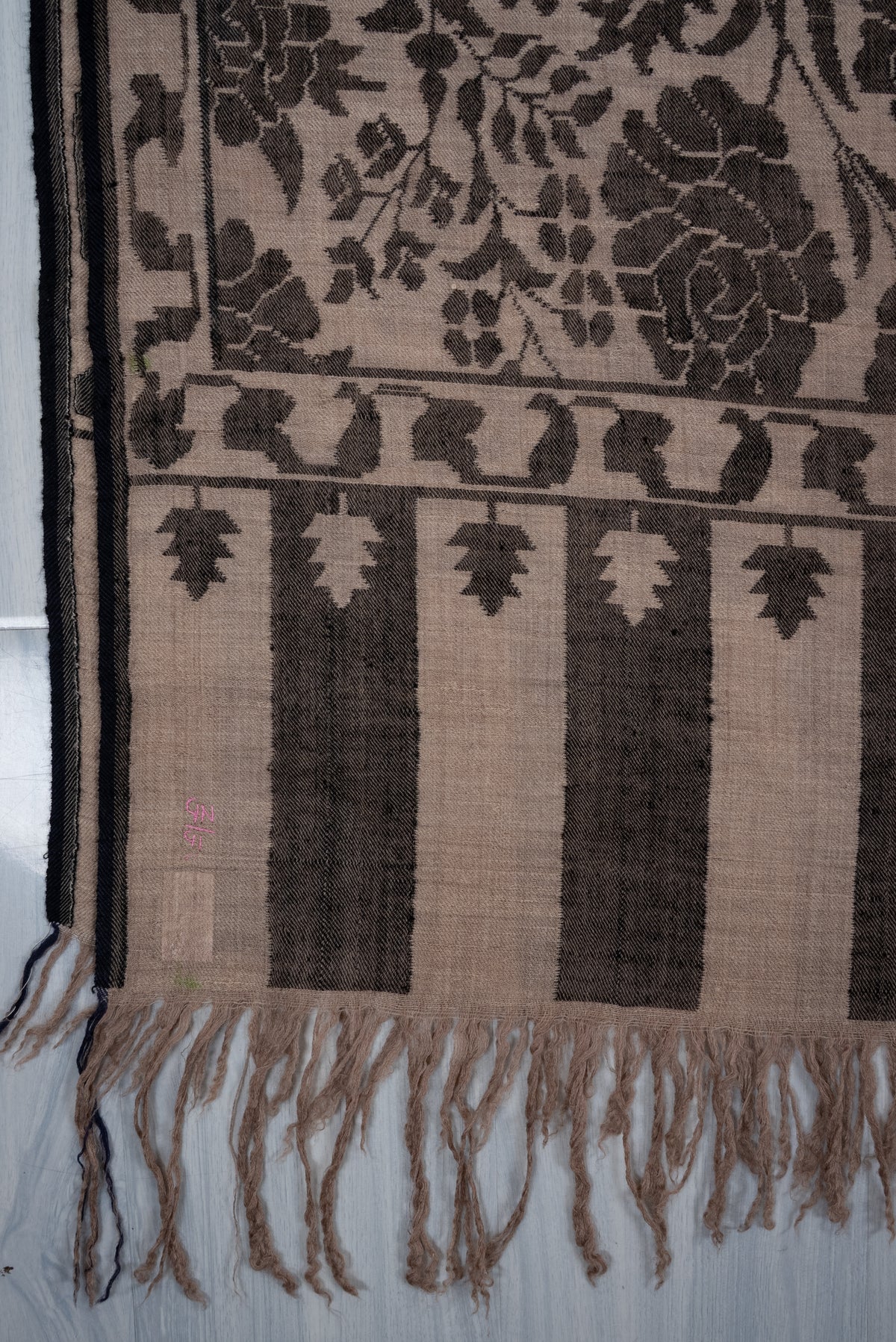 2.5 Yards Kani Pure Pashmina Hand Woven Shawl