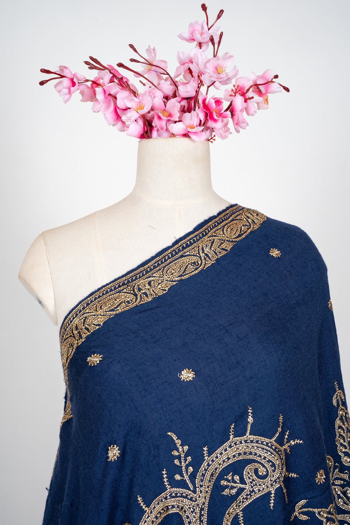 Tilla Hand Embroidered Pure Pashmina Shawl