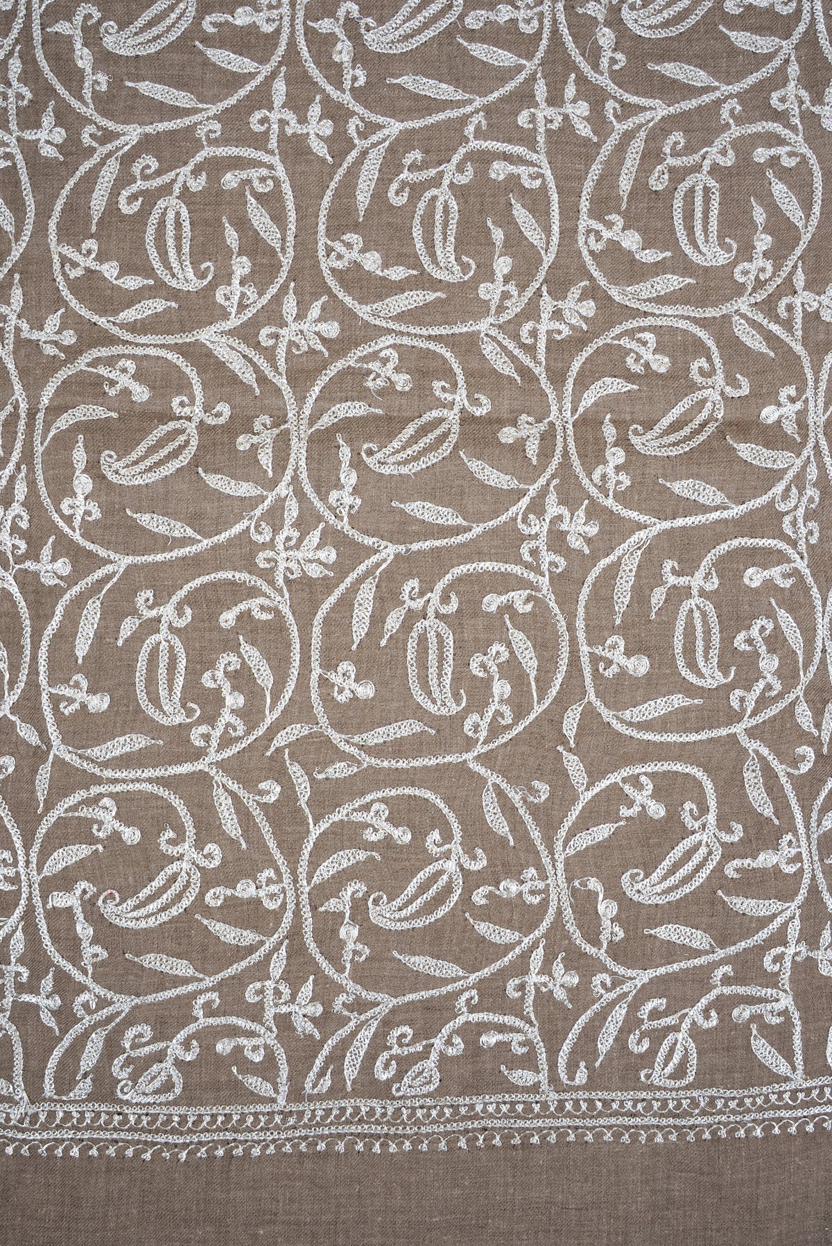 Tilla Hand Embroidered Pure Pashmina Shawl