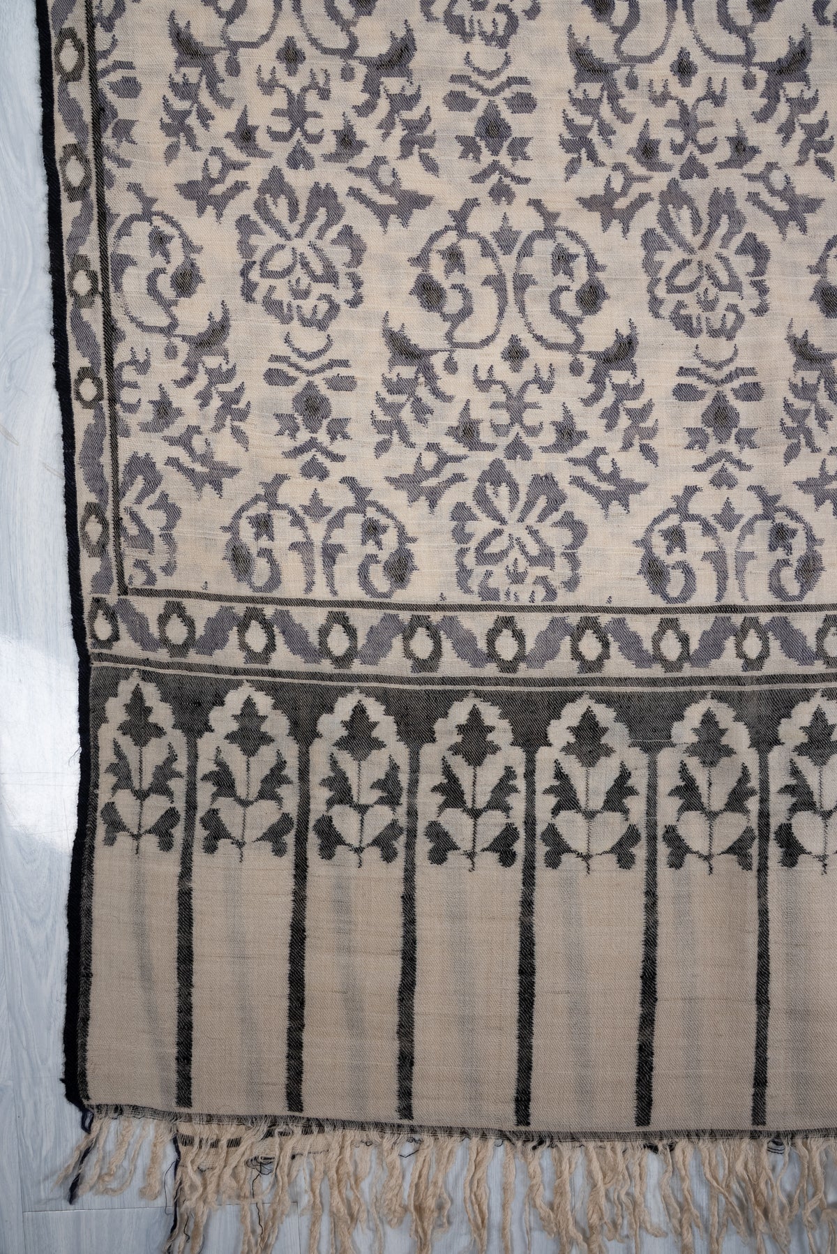 Kani Pure Pashmina Hand Woven Shawl