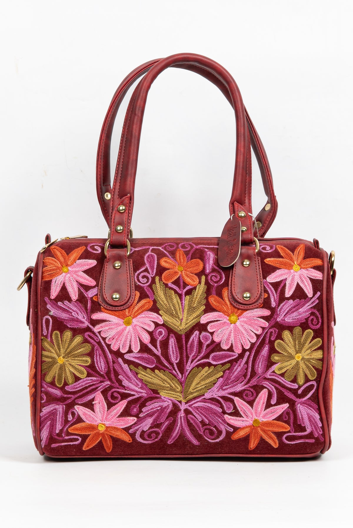Gul-e-Rubai – Aari Embroidery Handbag