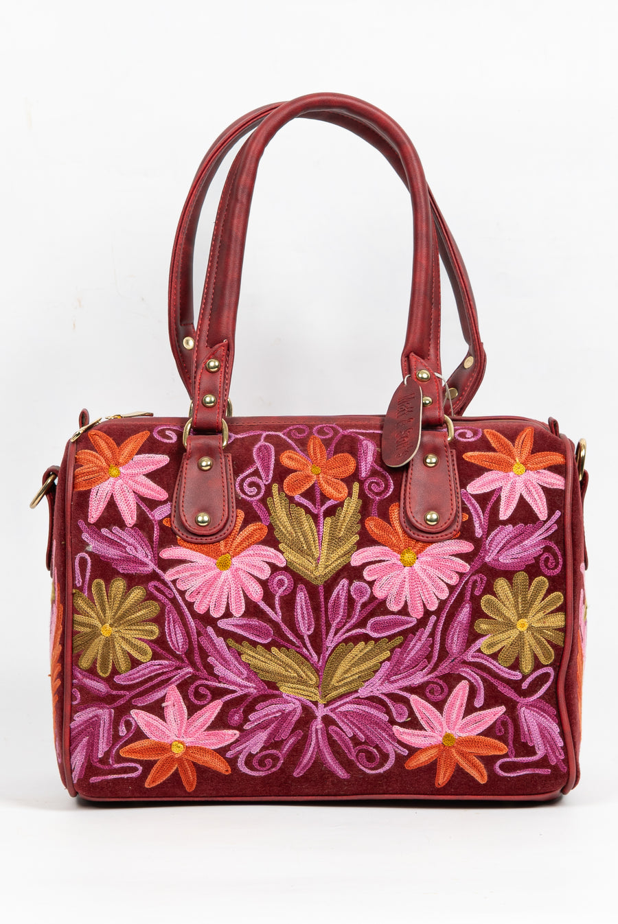 Gul-e-Rubai – Aari Embroidery Handbag