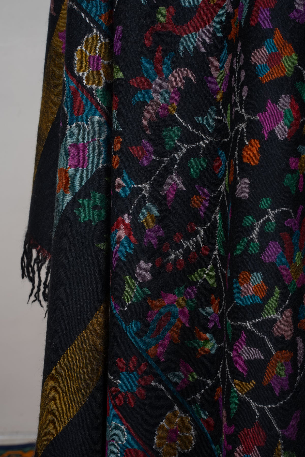 3 Yards Kani Hand Woven Pure Pashmina Shawl
