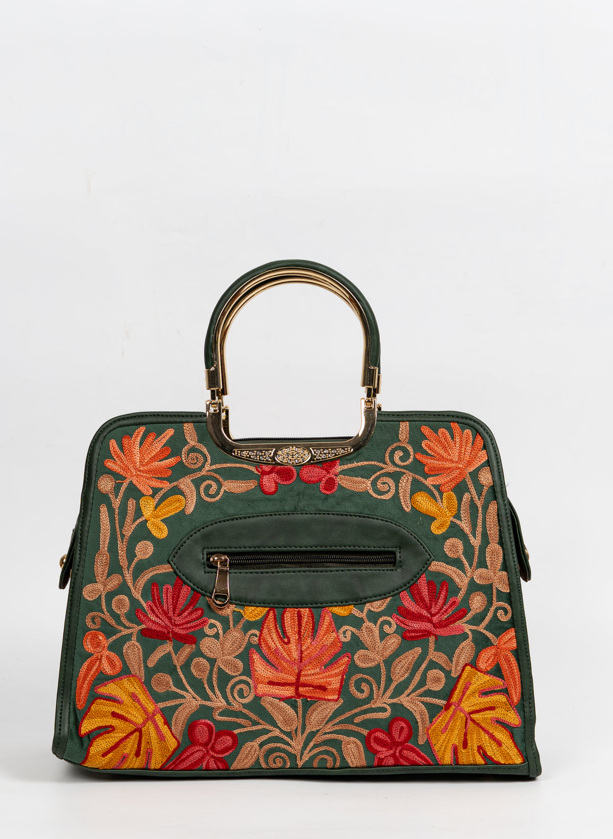 Bagheera Elegance – Aari Embroidery Handbag