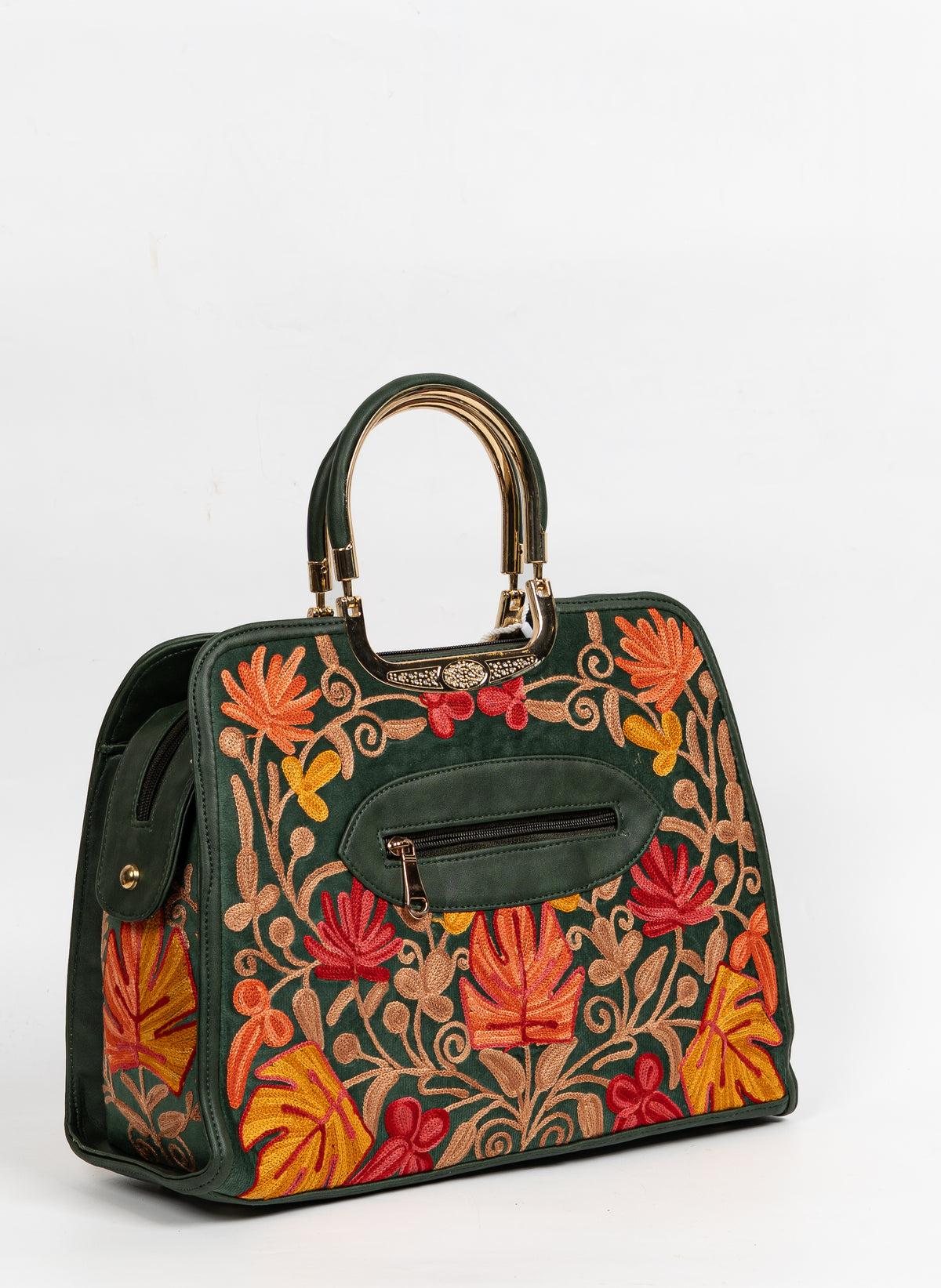 Bagheera Elegance – Aari Embroidery Handbag