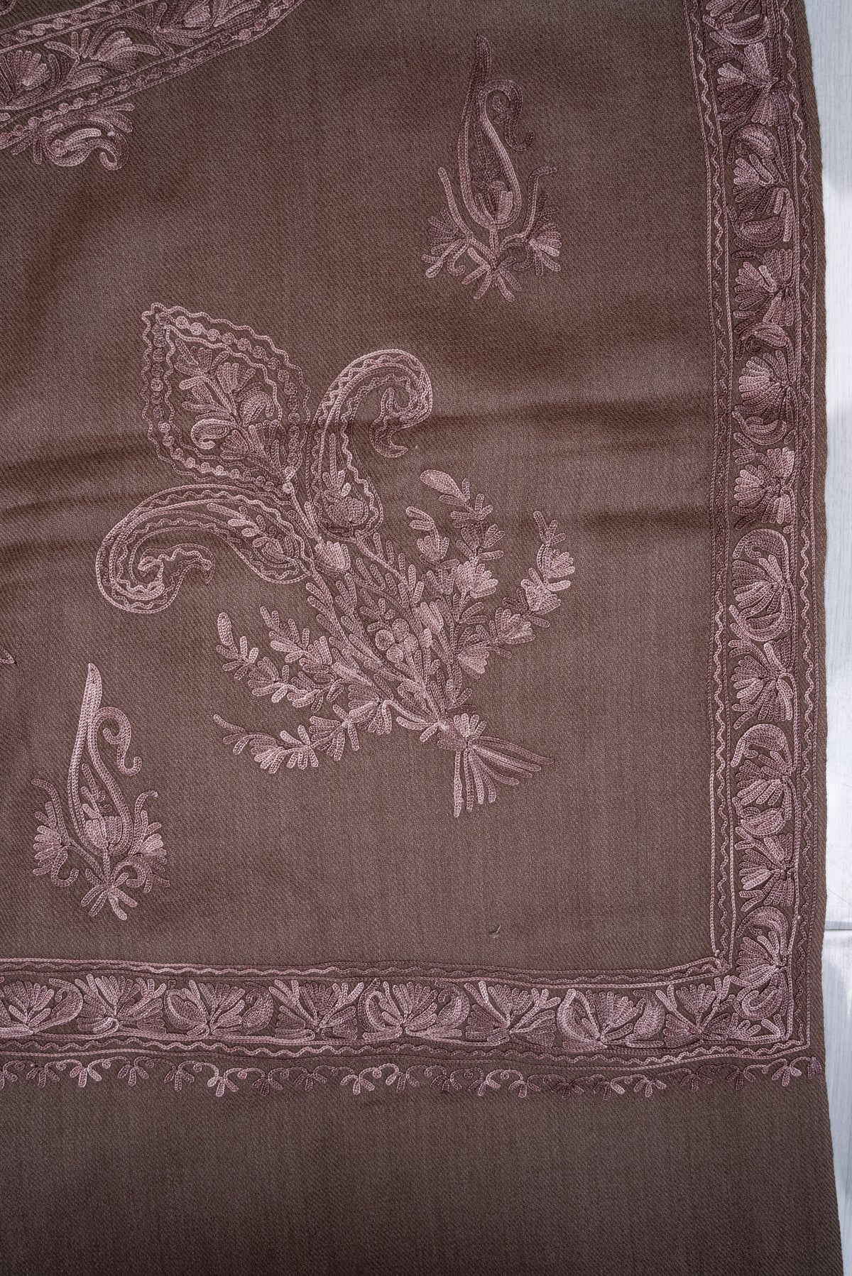 Desert Heirloom Aari Machine Embroidered Shawl
