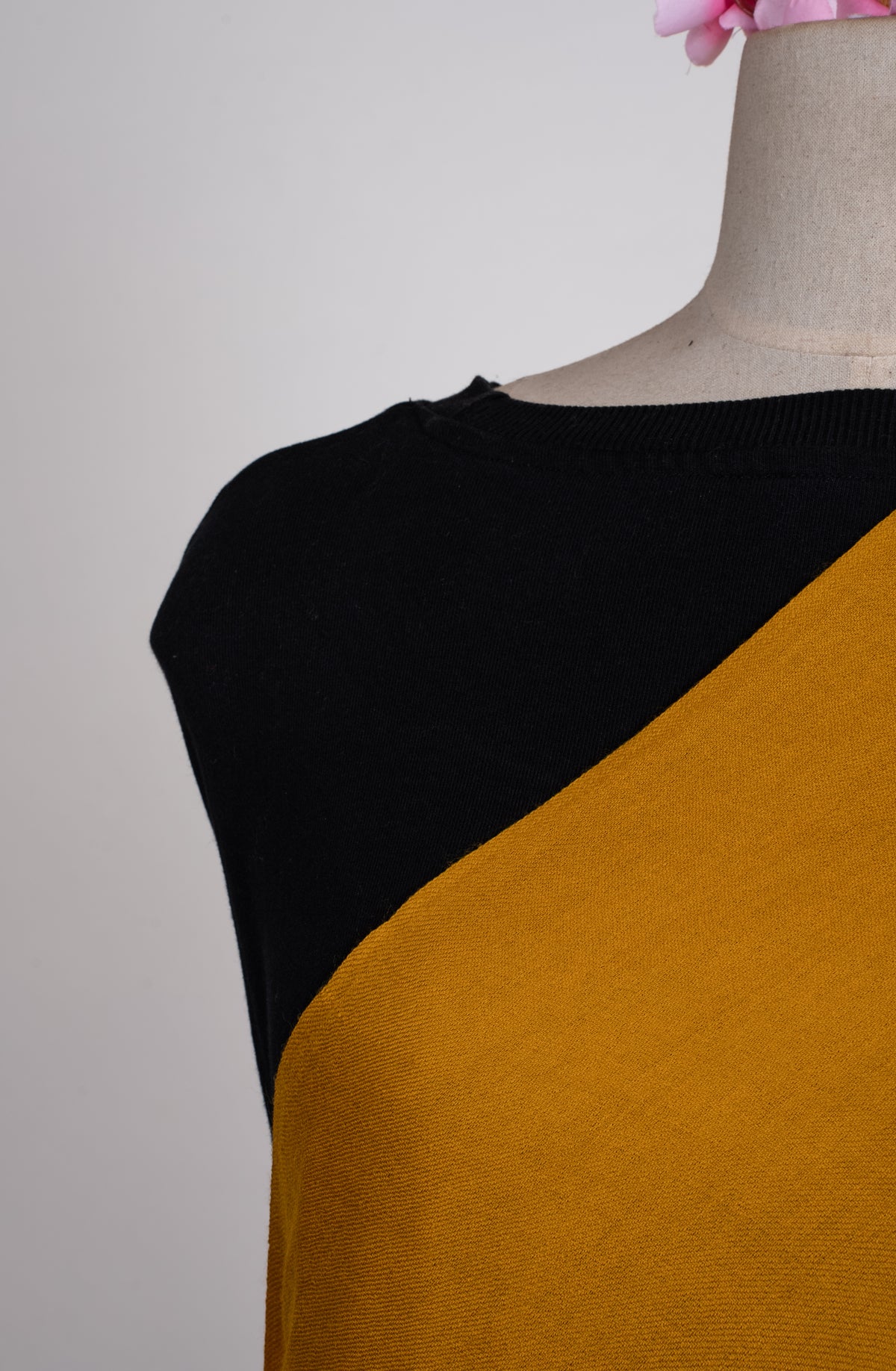 Machine Embroidered Scarf in Mustard with Floral Border Embroidery
