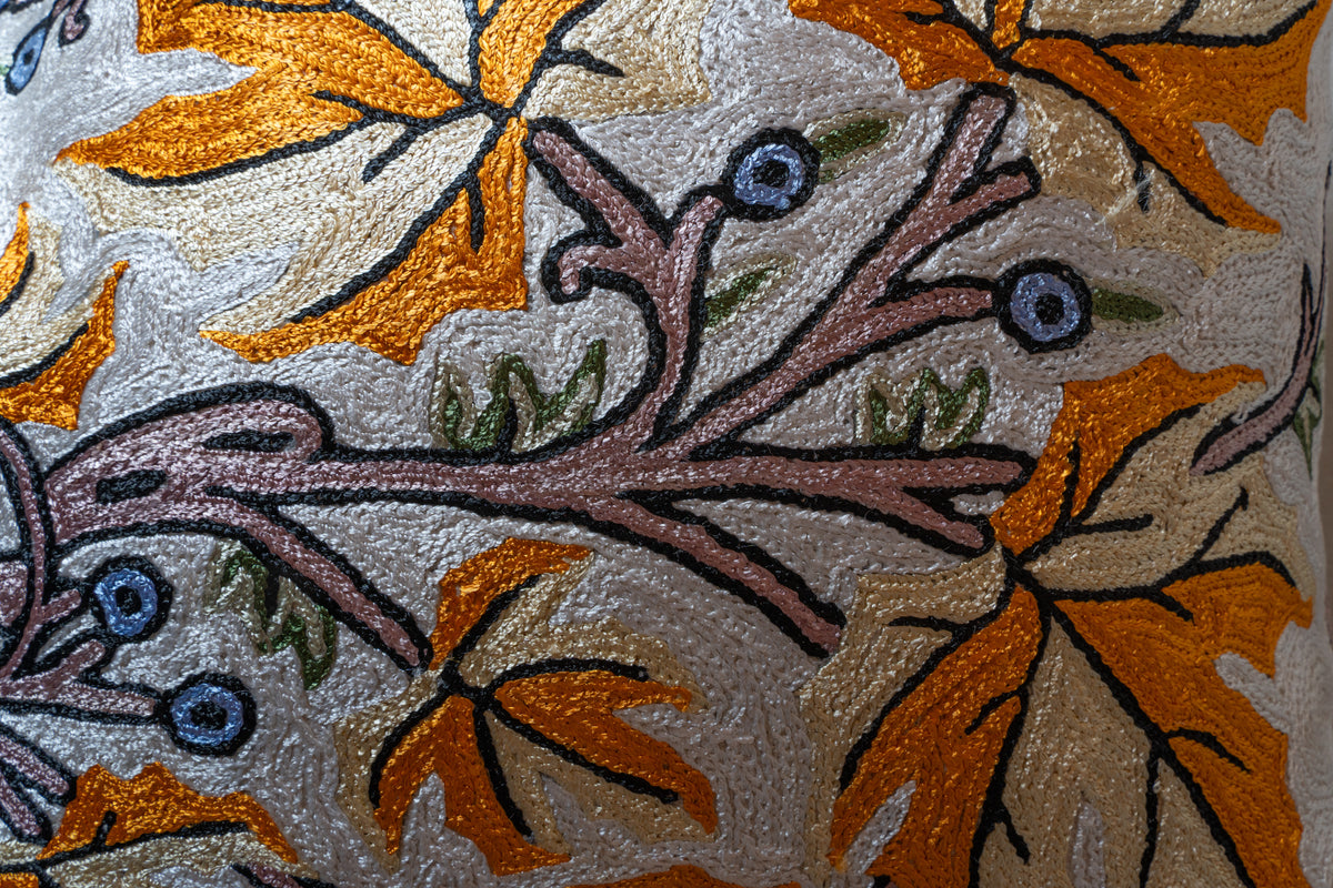 Set of 5 – 16” Hand-Embroidered Cushion Covers