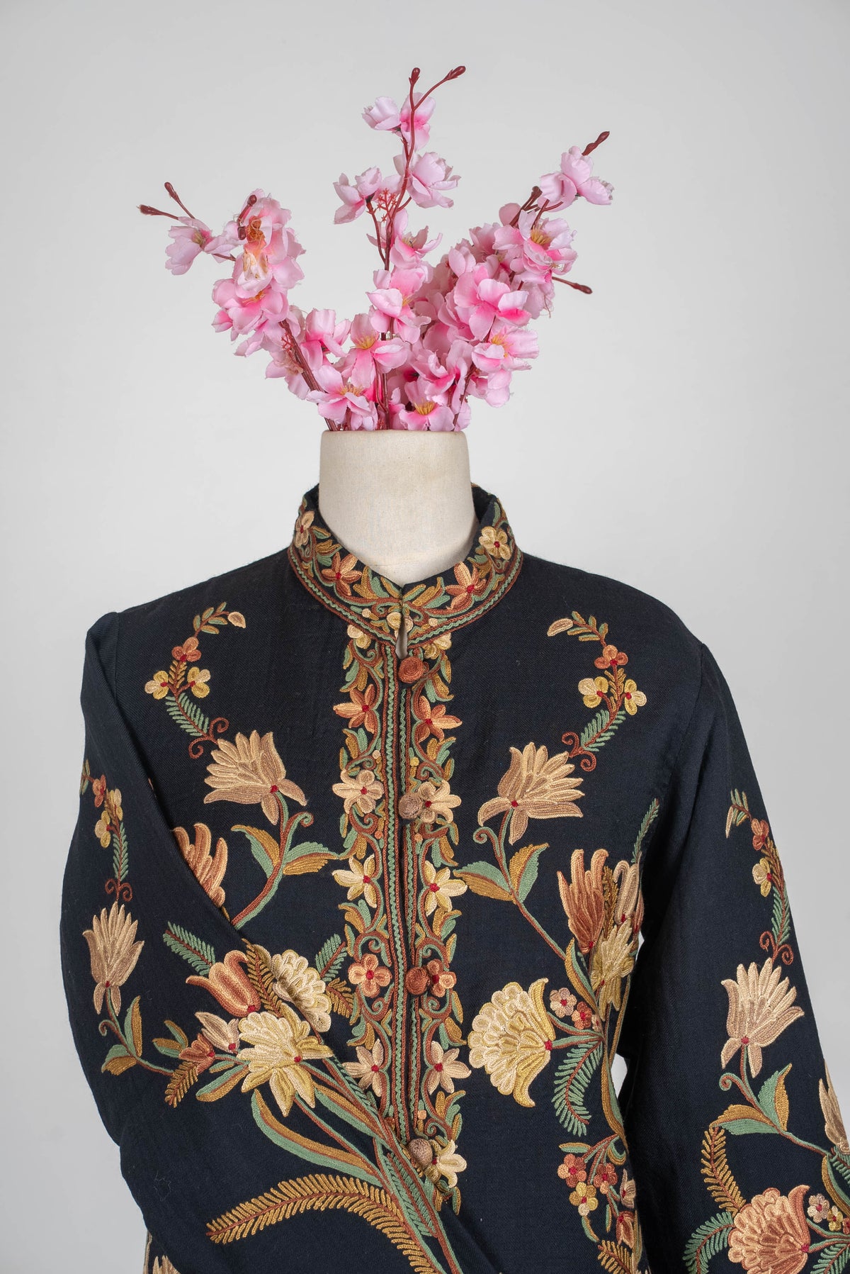 Antique Garden Aari Hand Embroidered Short Jacket