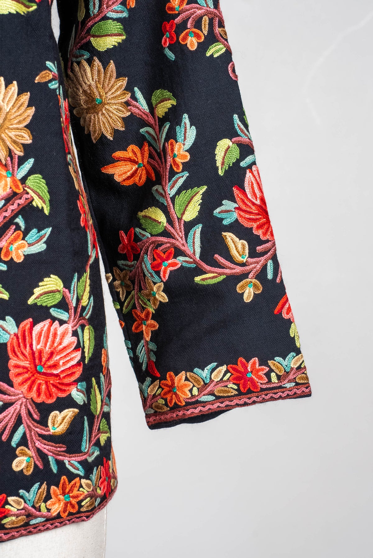 Scarlet Vine Aari Hand Embroidered Short Jacket