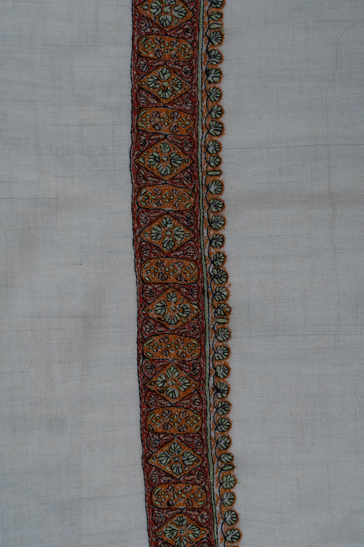 Autumn Loom Cashmere Rumal — Sozni Hand Embroidered