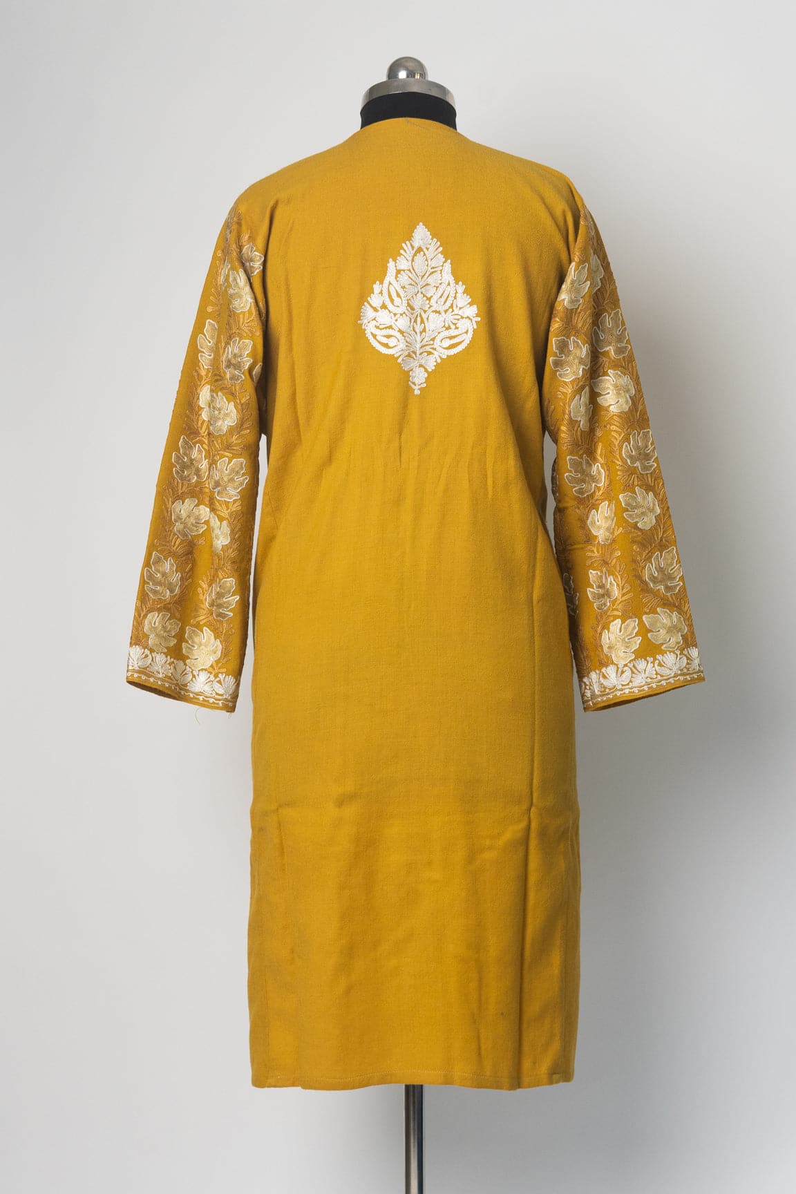 Golden Harvest Kashmiri Pheran with Tilla & Aari Embroidery