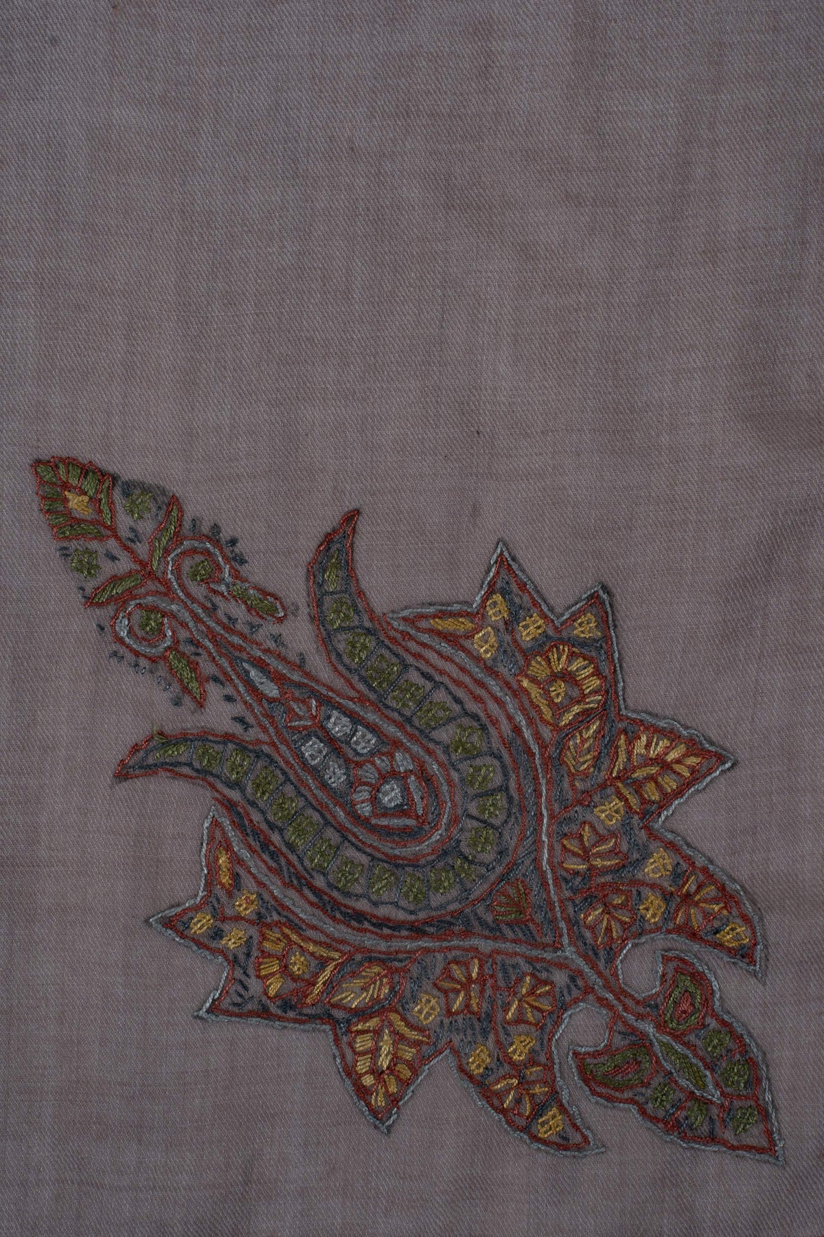 Dusky Rose Rumal 58 inches — Sozni Hand Embroidered