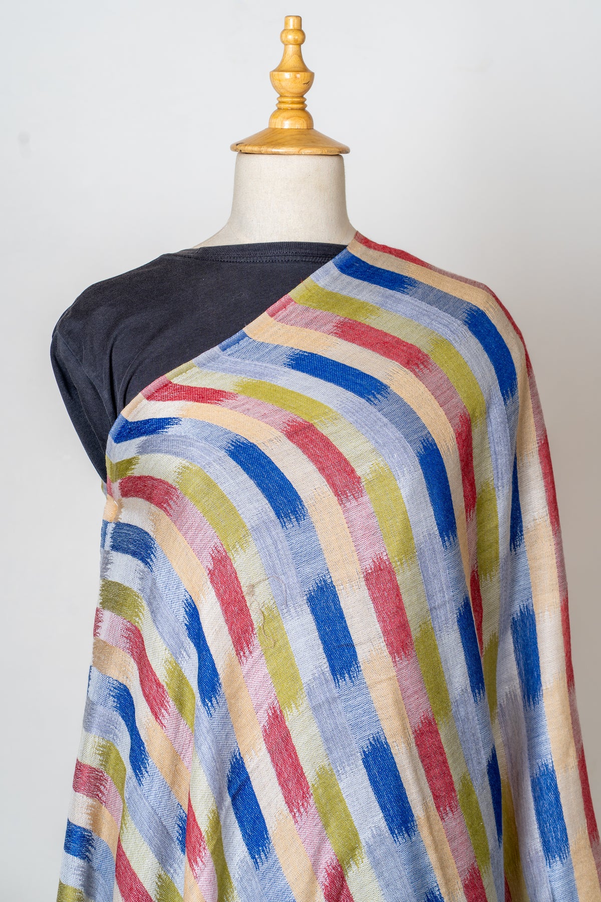 Brushstroke Breeze: 120 Count Merino Wool Stole