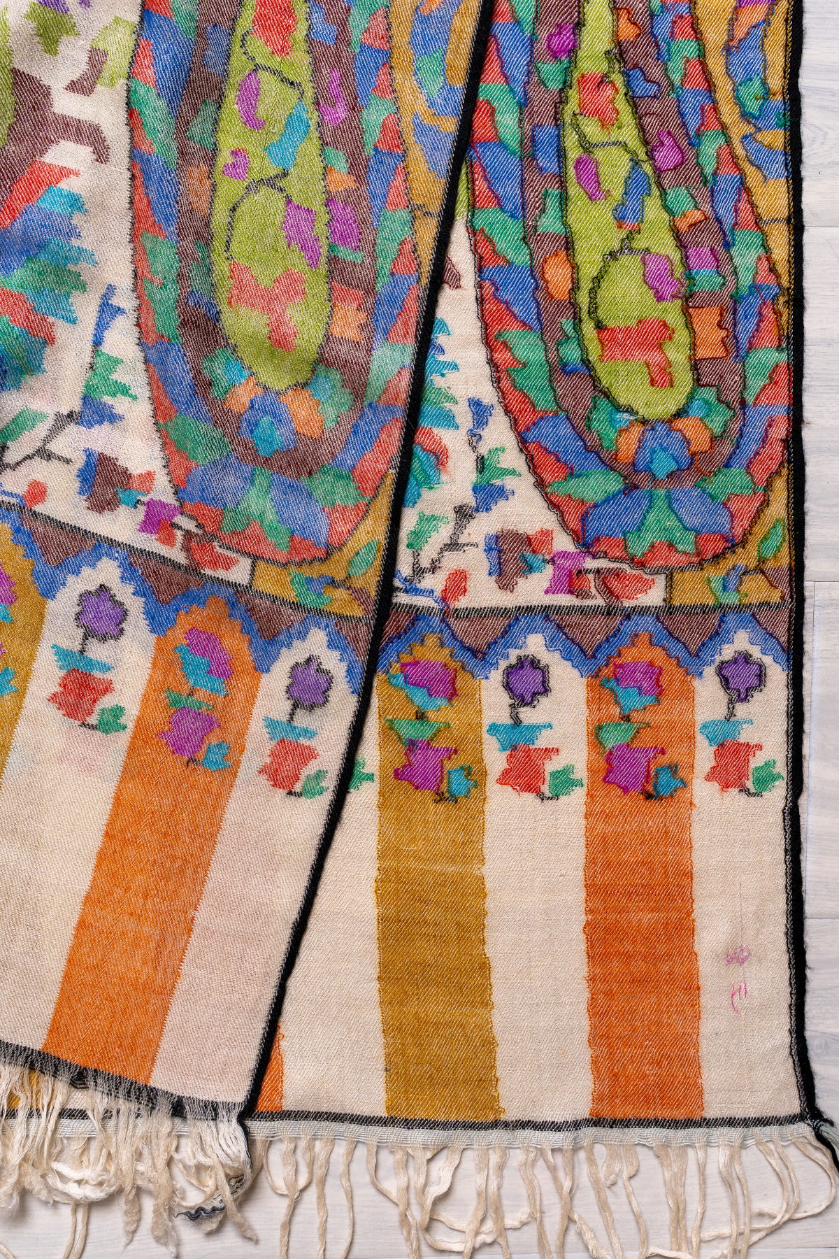 3 Yards Handwoven Kani Pashmina Shawl