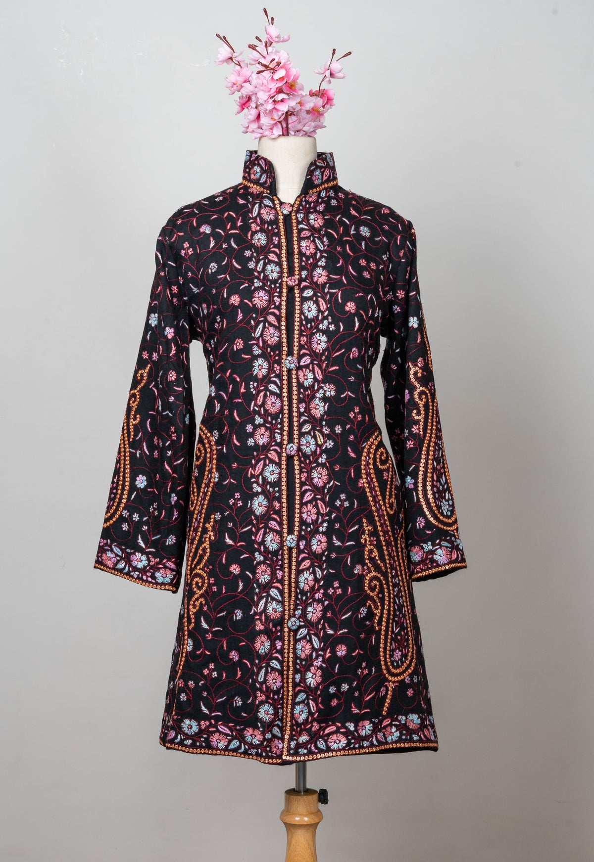 Twilight Garden: Sozni Hand Embroidered jacket