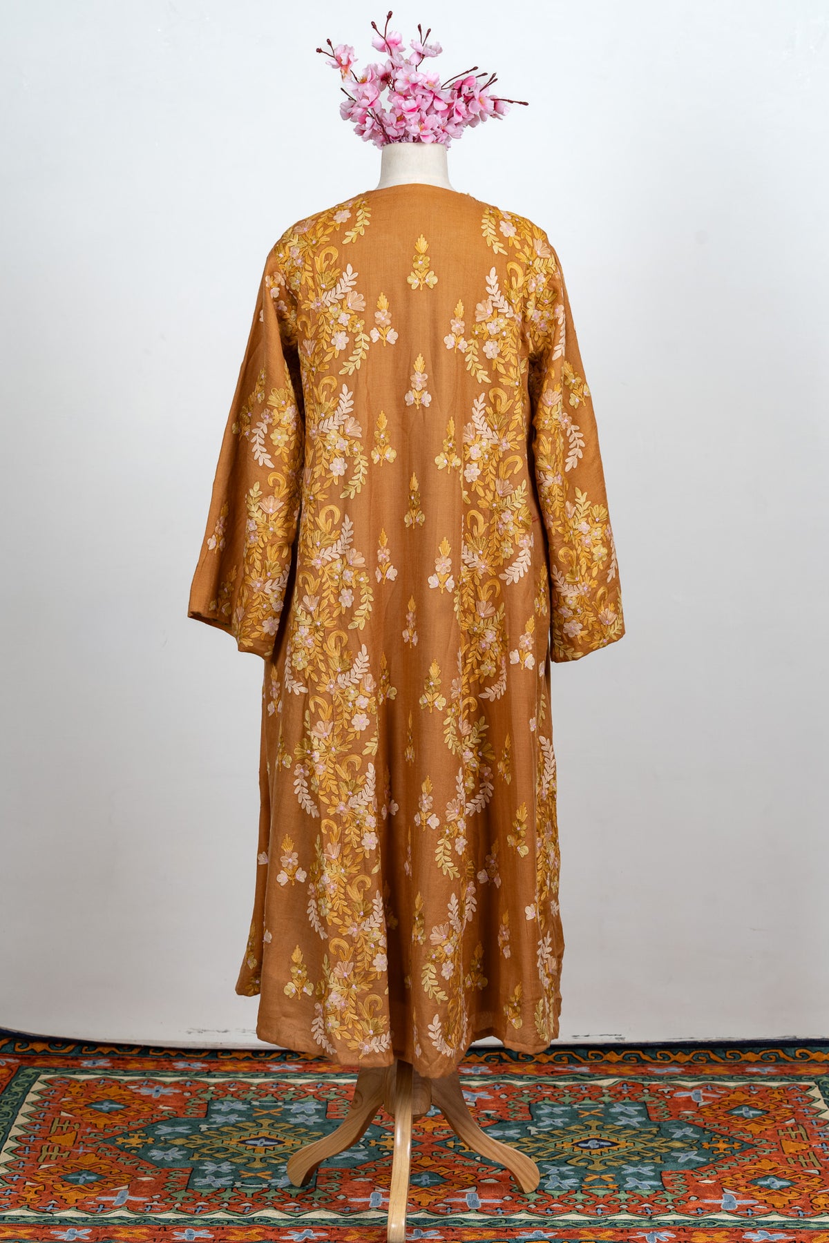 Golden Harvest Aari Embroidered Abaya