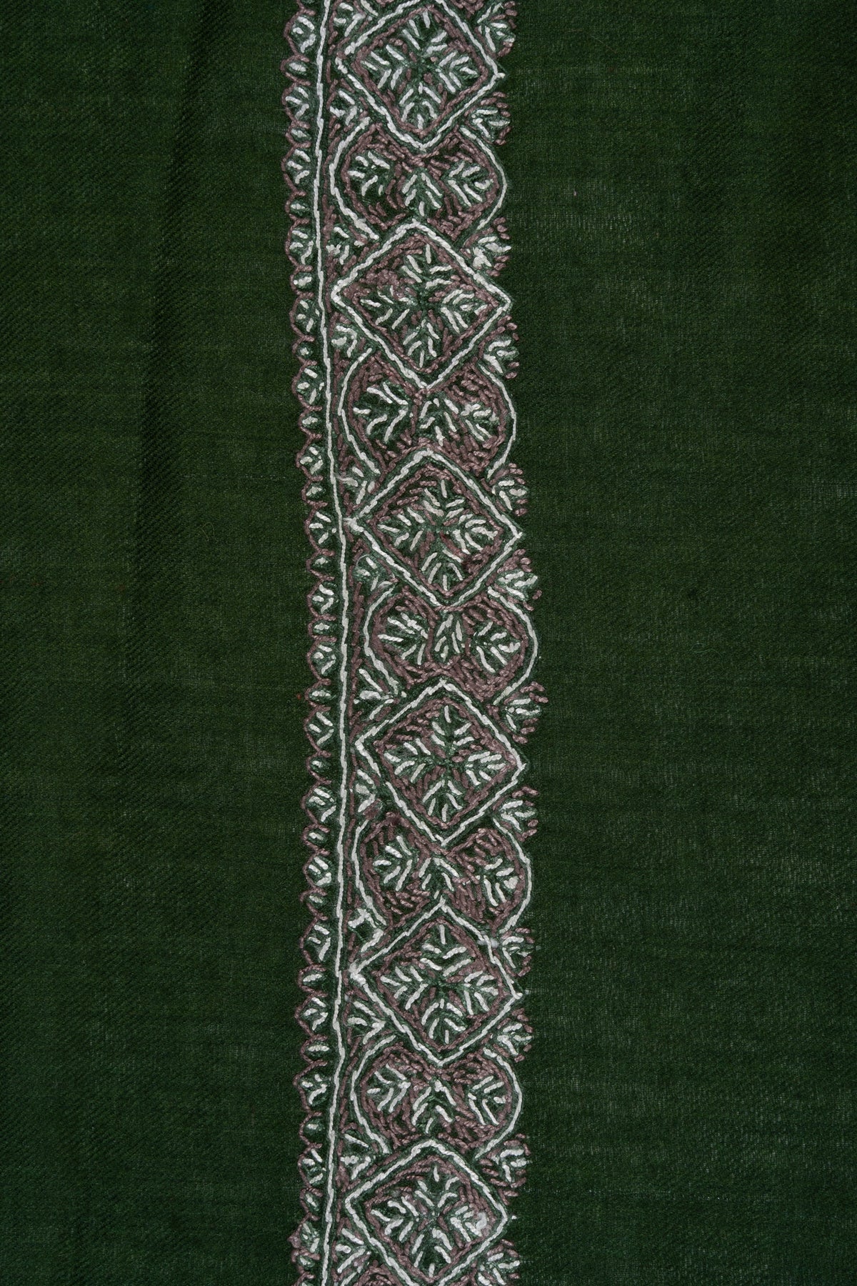 Forest Noir Rumal — Sozni Hand Embroidered