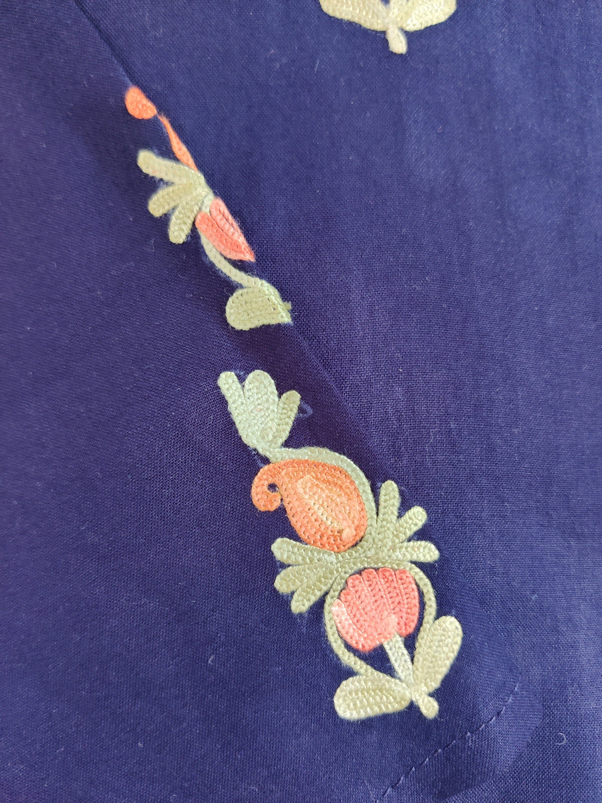 Midnight Radiance Aari Embroidered Kurti