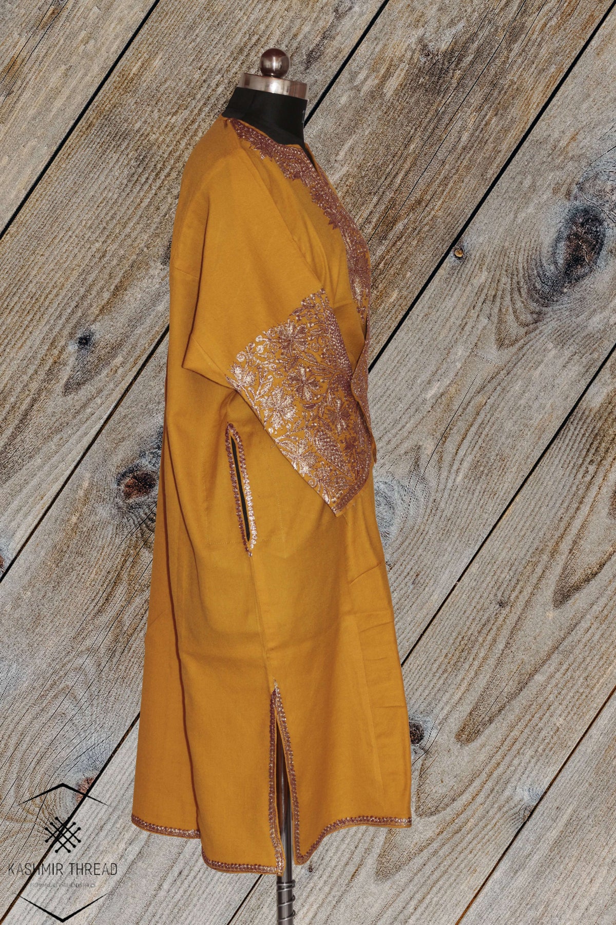 Kashmir Thread Pheran Kashmiri Phiran with Tilla Embroidery
