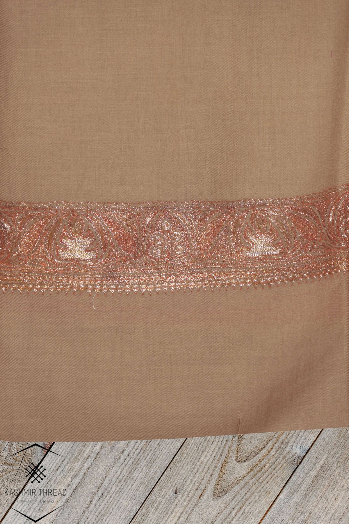 Kashmir Thread shawl Kashmiri Shawl Tilla Embroidery