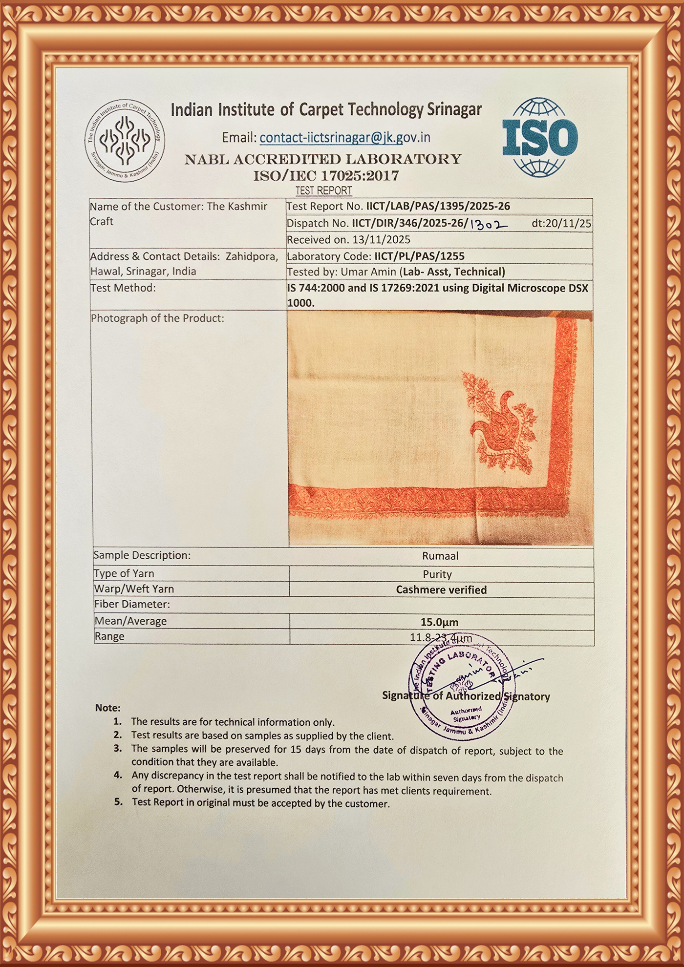 Crimson Earth Rumal — Cashmere Sozni Hand Embroidered