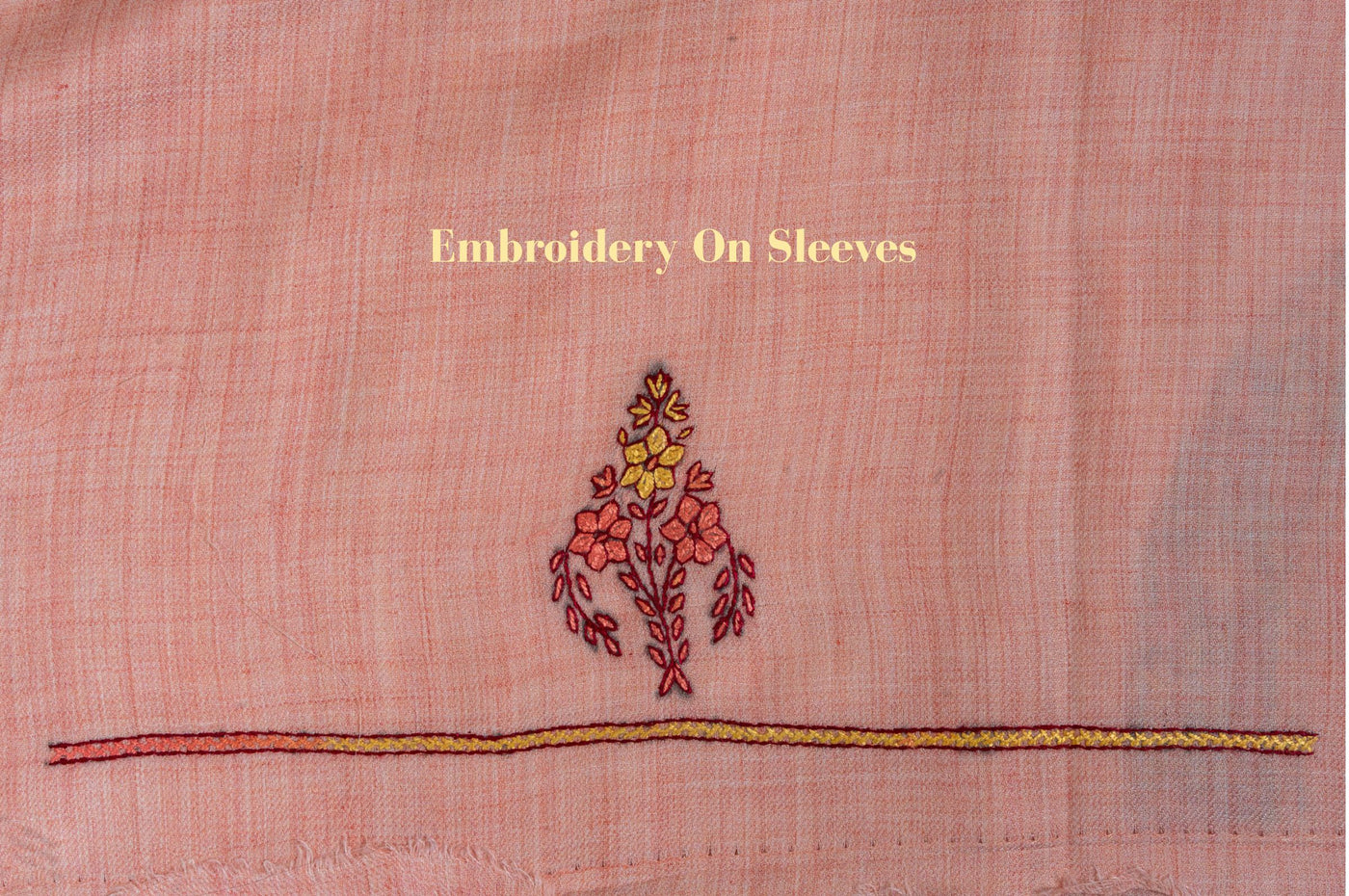 Blush Petal Sozni Hand Embroidered Suit