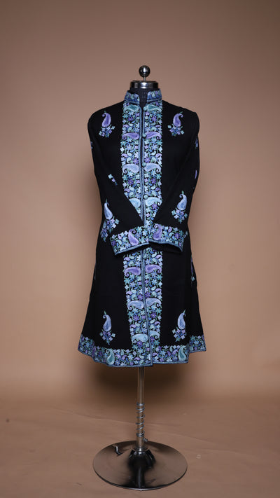 Paisley Elegance Kashmiri Jacket