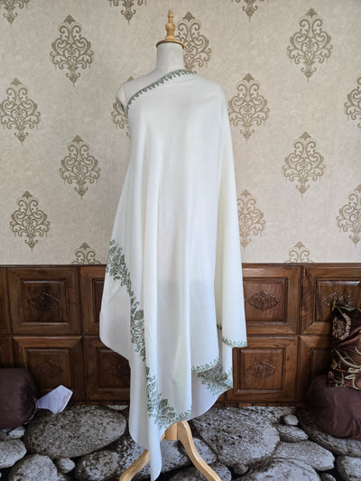 Gul-e-Safaid – Sozni Embroidery Shawl