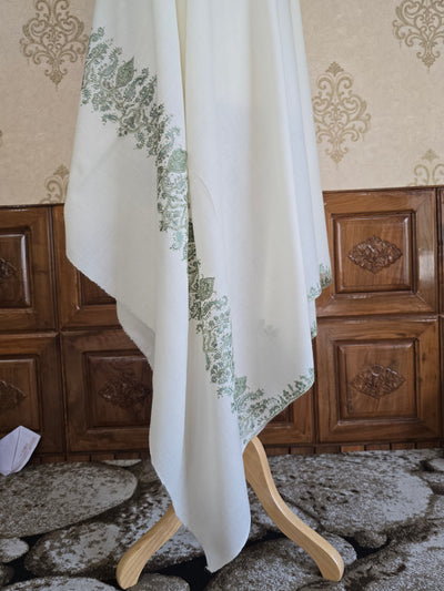 Gul-e-Safaid – Sozni Embroidery Shawl