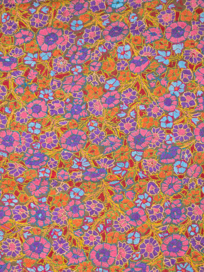 Gul-e-Bahar – Multicolor Sozni Hand-Embroidered Merino Shawl