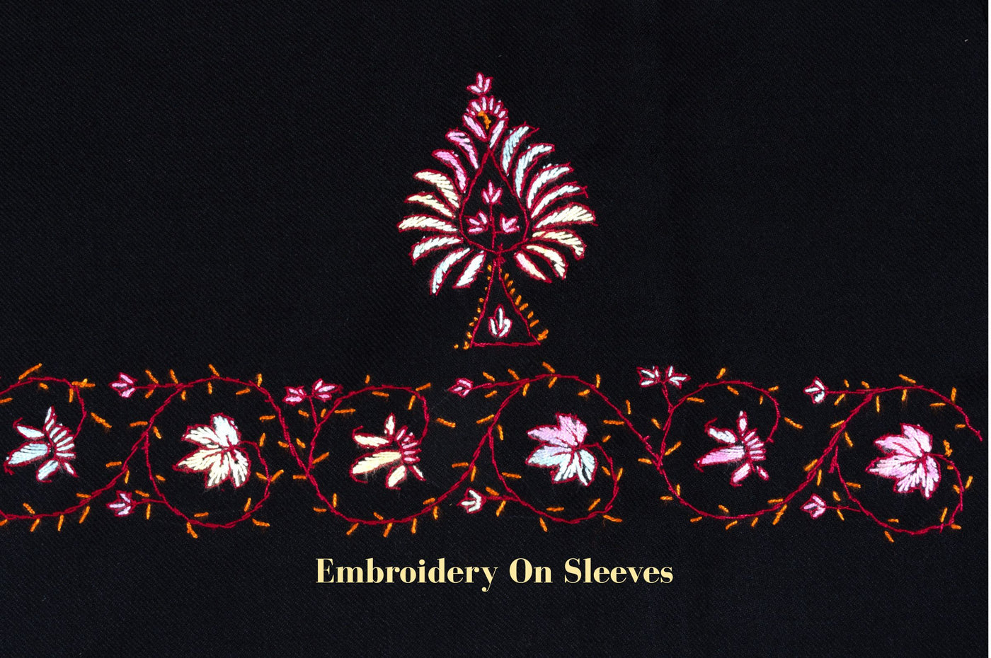 Noir Charm Sozni Hand Embroidered Suit