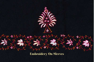 Noir Charm Sozni Hand Embroidered Suit