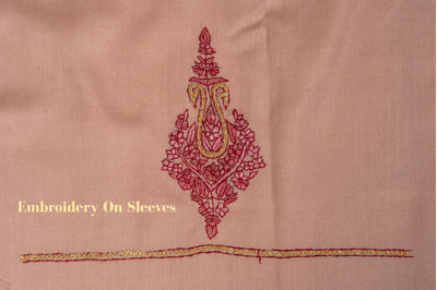 Blush Beige Sozni Hand Embroidered Suit