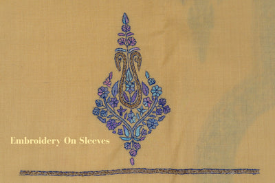 Golden Glow Sozni Hand Embroidered Suit