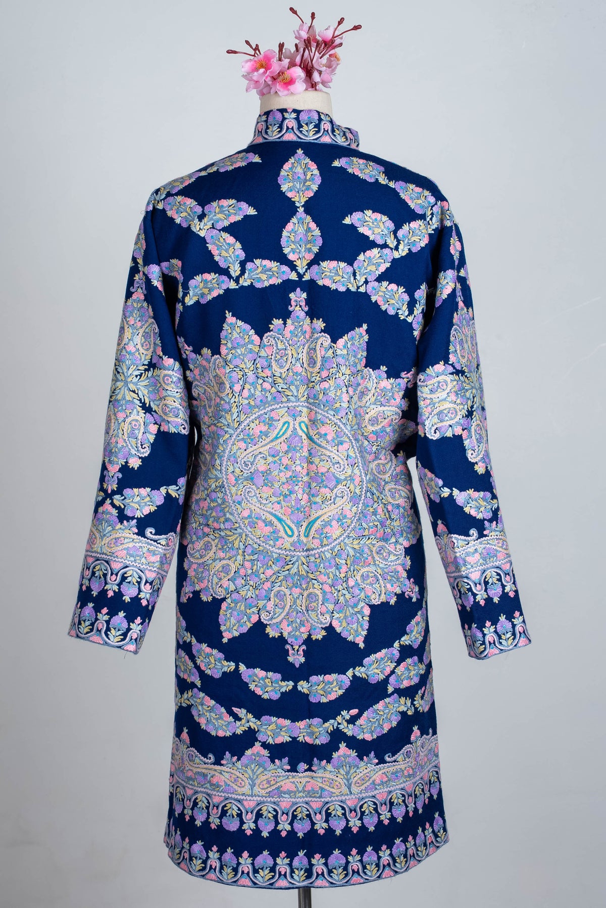 Royal Garden Aari Hand Embroidered Long Jacket