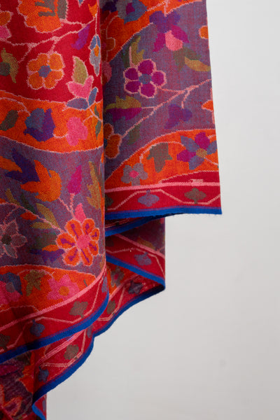 Pure Pashmina with Vibrant Kani Weave Elegance