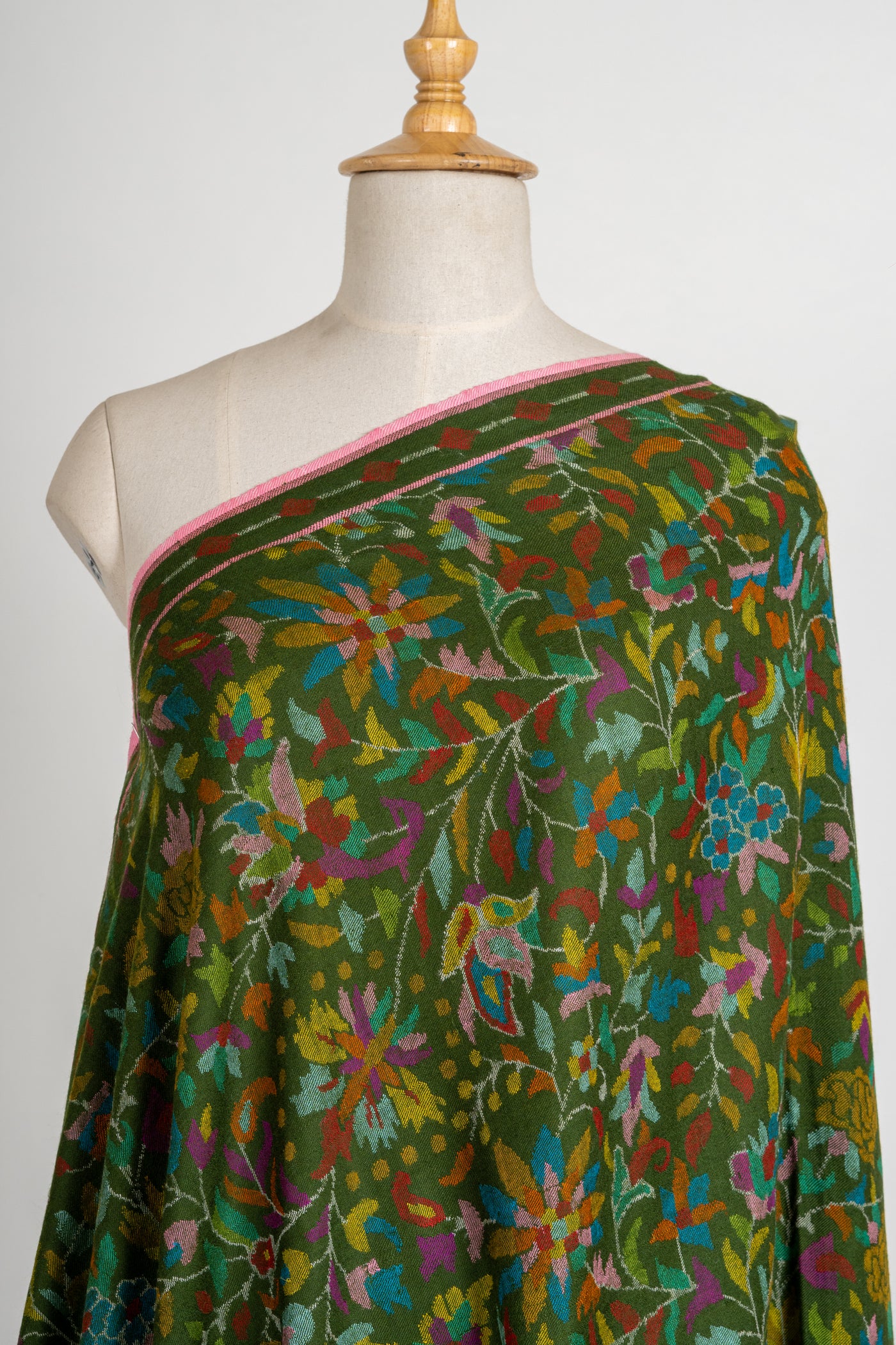 Enchanted Forest Pure Pashmina with Kani Weave