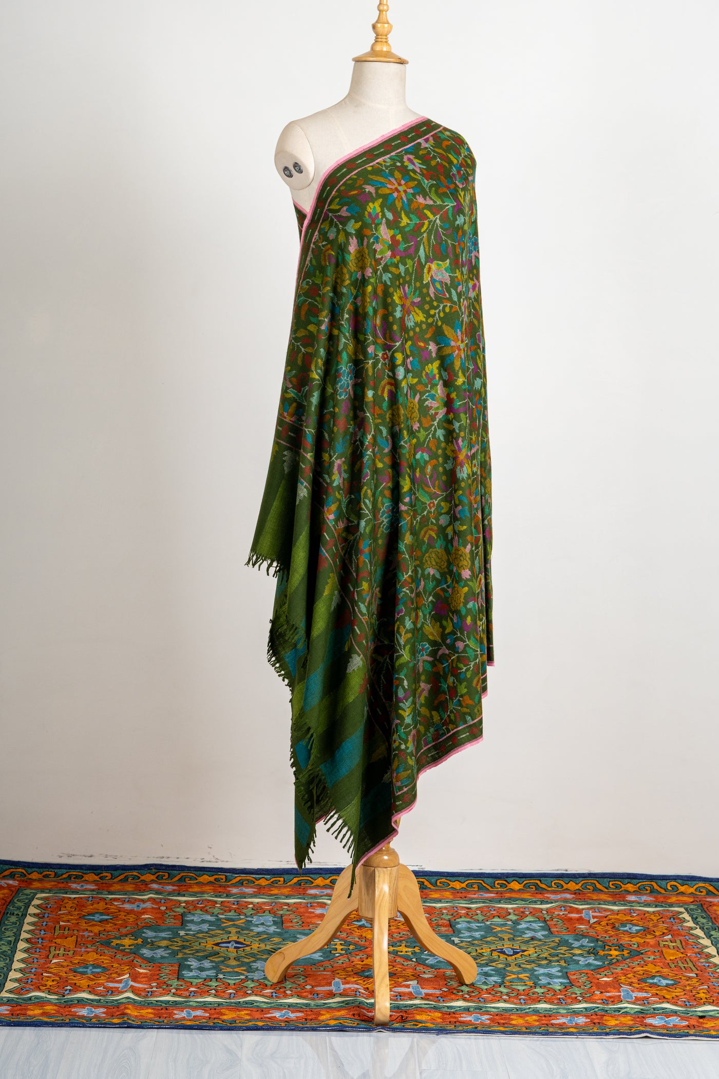 Enchanted Forest Pure Pashmina with Kani Weave