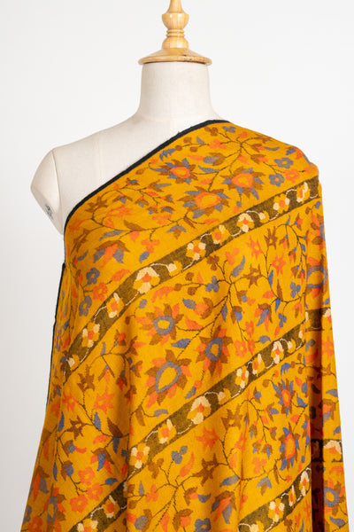 Golden Aura Pure Pashmina with Kani Striped Design