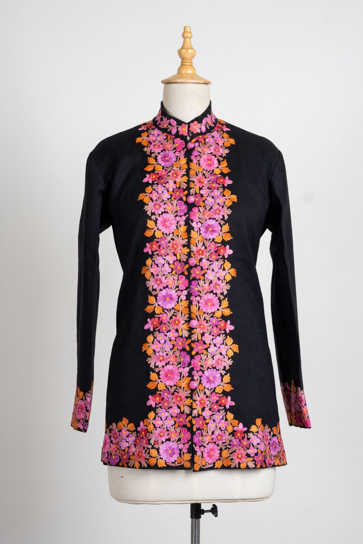 Blossom Charm: Short Aari Embroidered Jacket